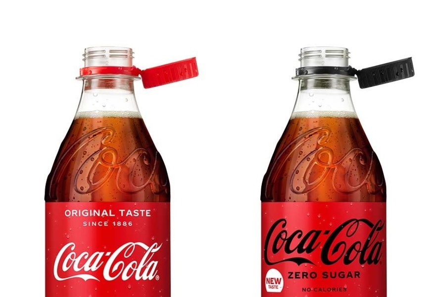 Coca-Cola dote ses bouteilles de bouchons attachés pour lutter contre le gaspillage